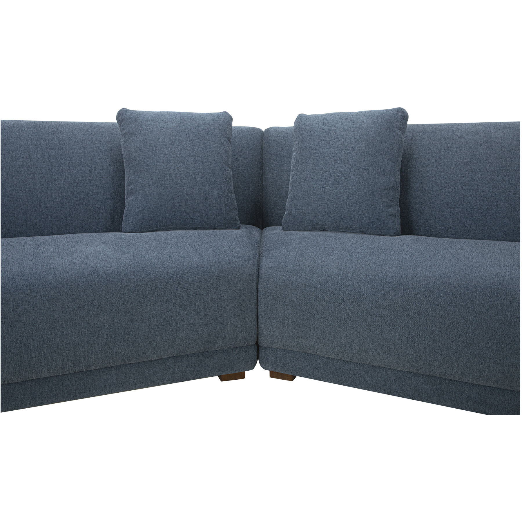 Fraser Blue Modular Sectional, 5 Piece